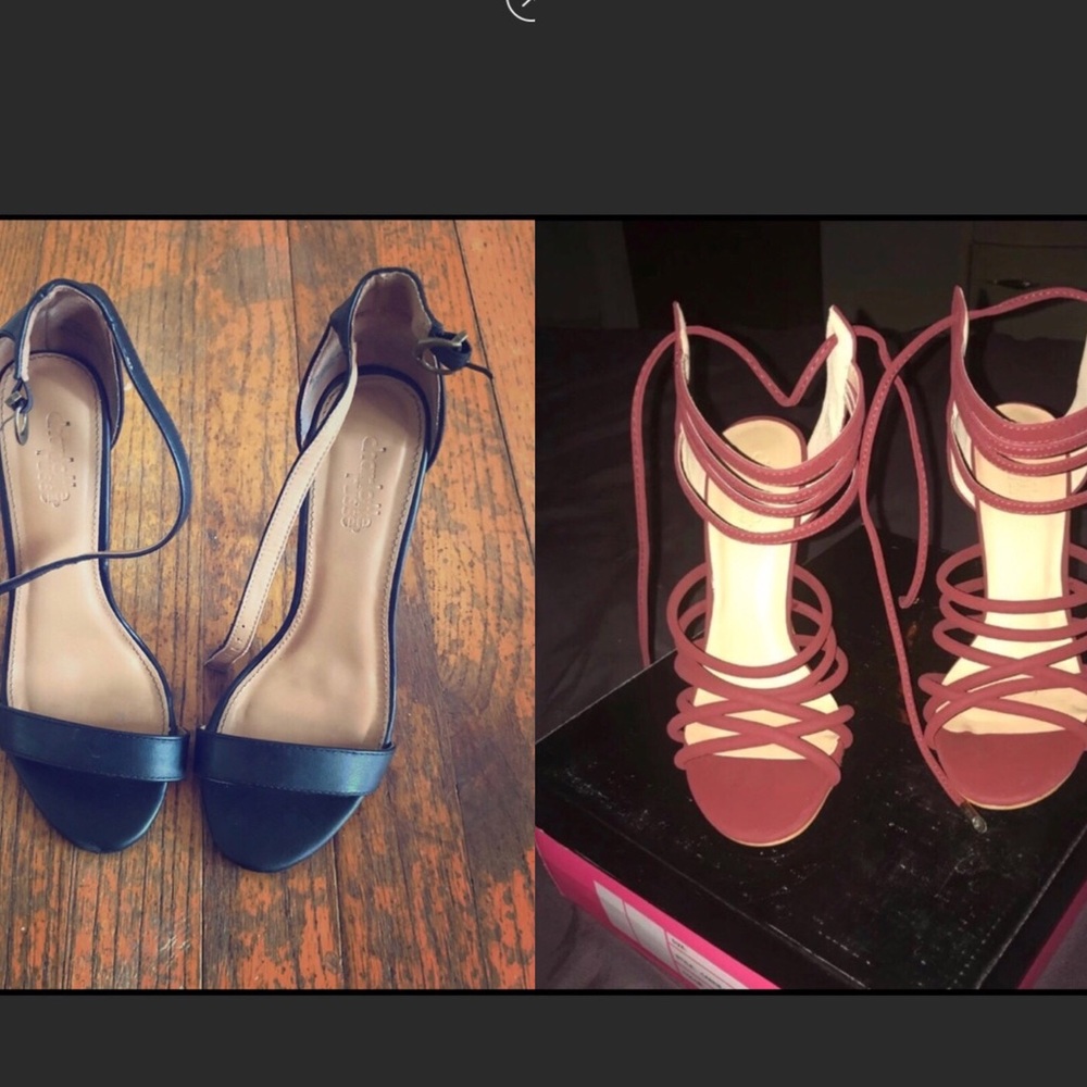 2 Pairs of Charlotte Russe heels 👠 Size 6